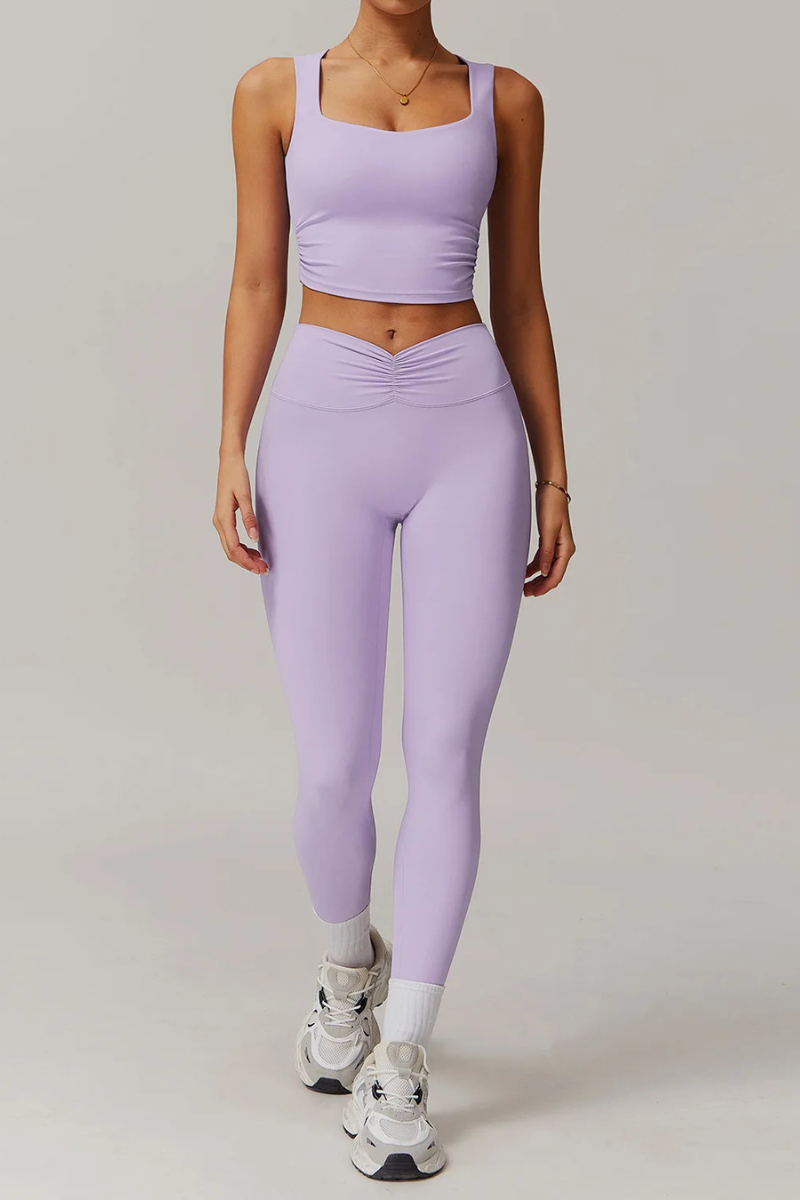 Ensemble Legging Femme - violet clair / S