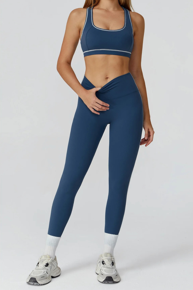 Ensemble Legging Sport - bleu marine / S