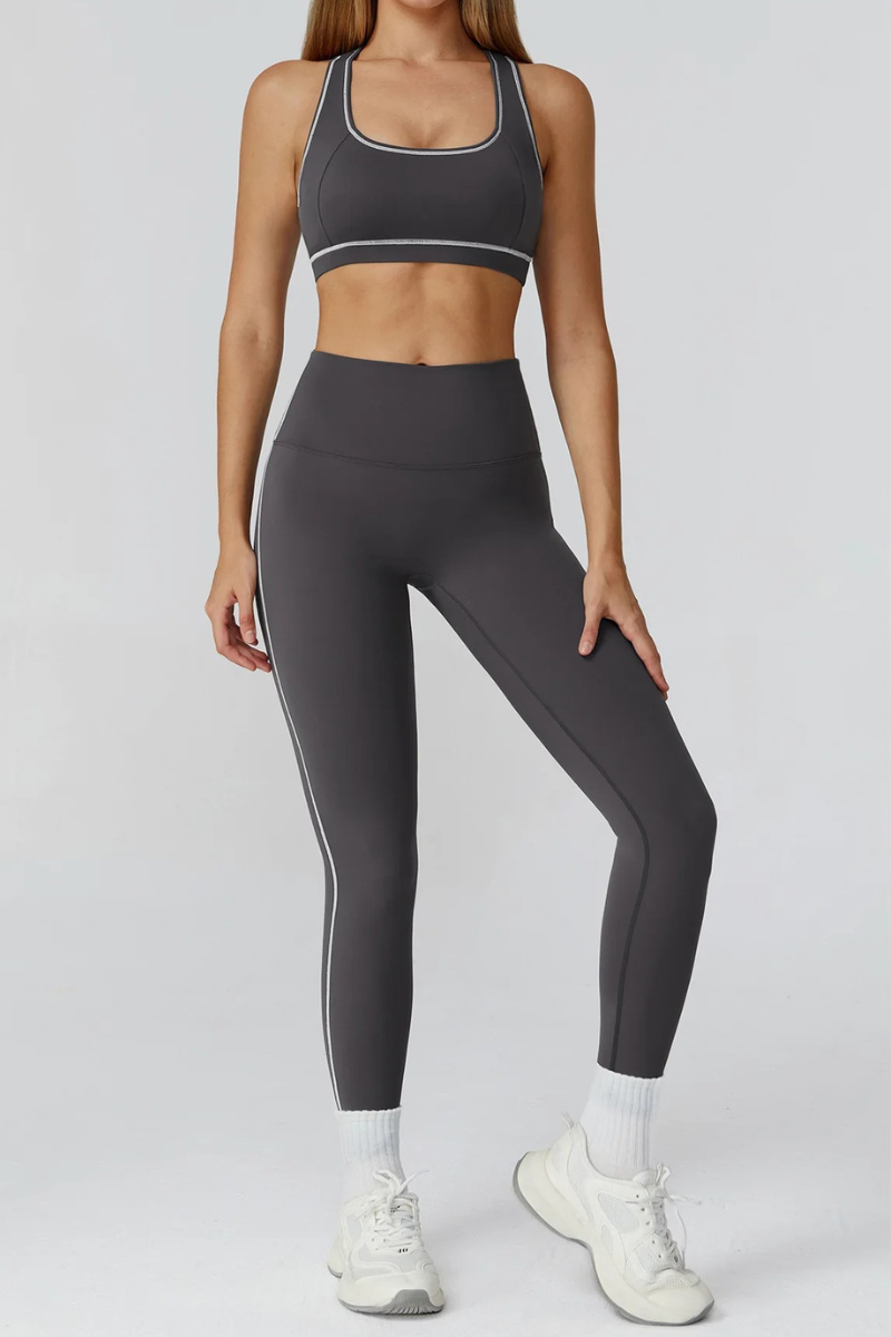 Ensemble Legging Sport - gris / S