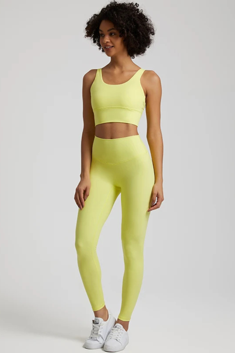 Ensemble Pilates - jaune / S