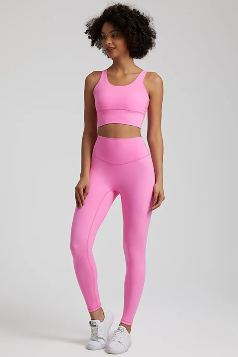 Ensemble Pilates - rose clair / S