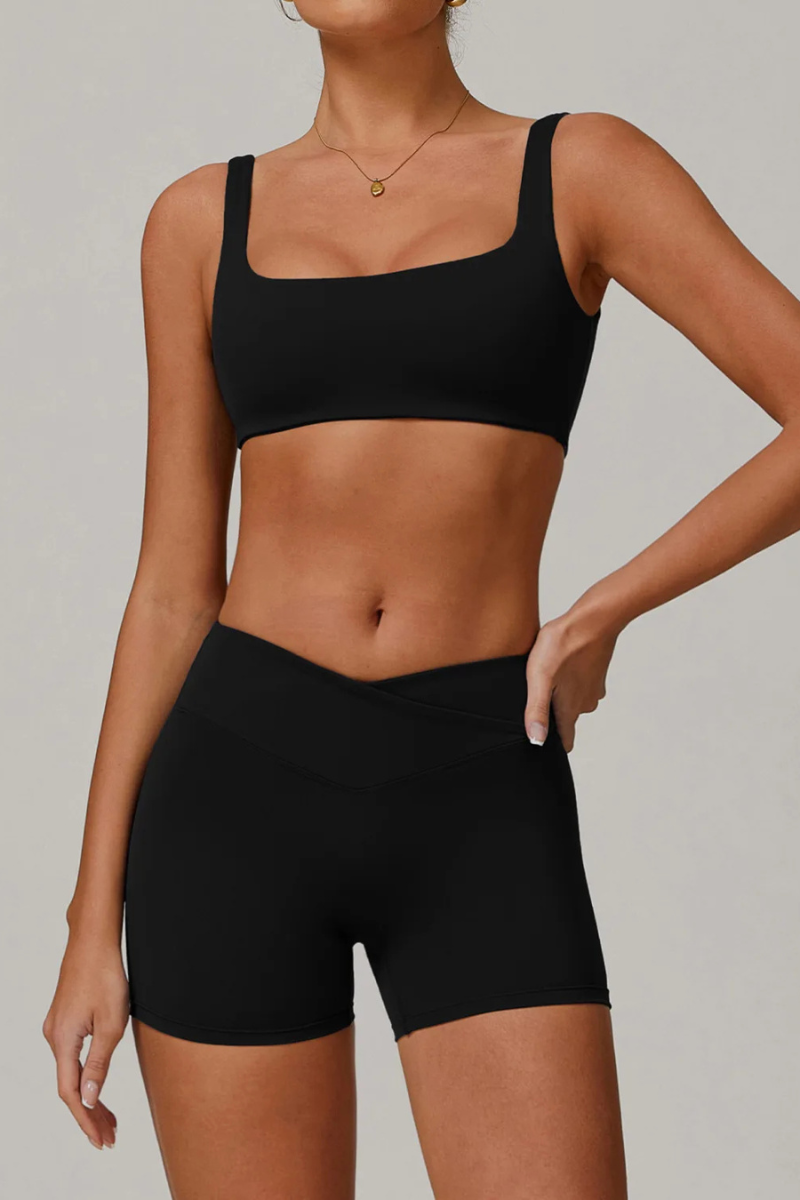 Ensemble Short Sport Femme - noir / S