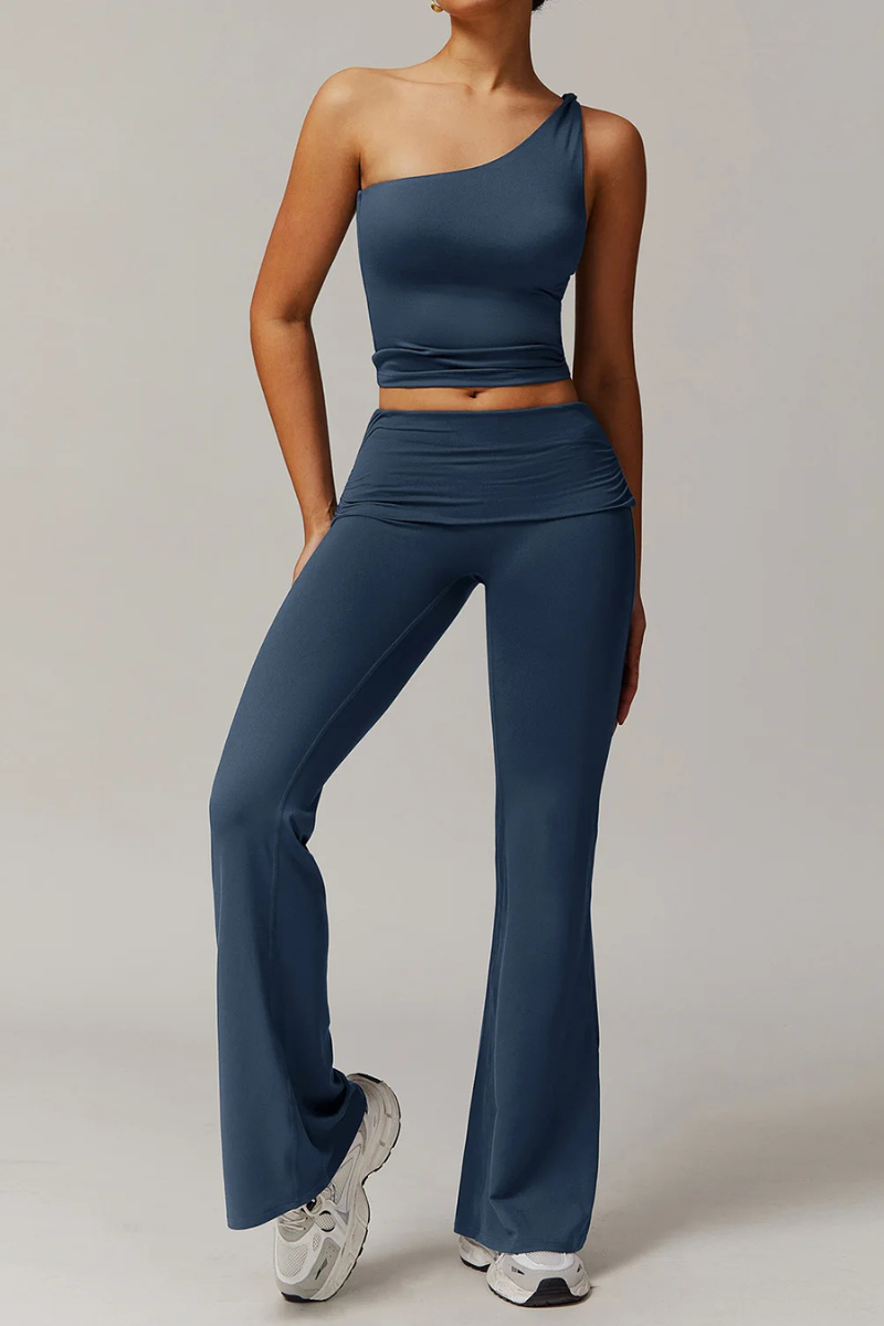 Ensemble Sport Chic Femme - bleu gris / S