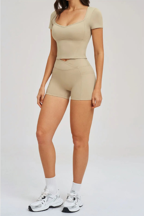 Ensemble Sport Cycliste Femme - beige / S