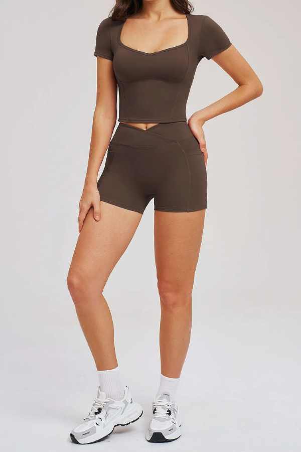 Ensemble Sport Cycliste Femme - marron / S