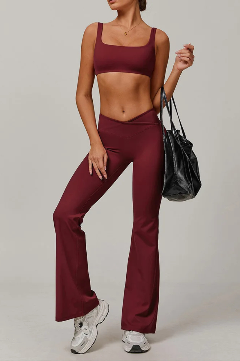 Ensemble Tenue de Sport Femme - bordeaux / S