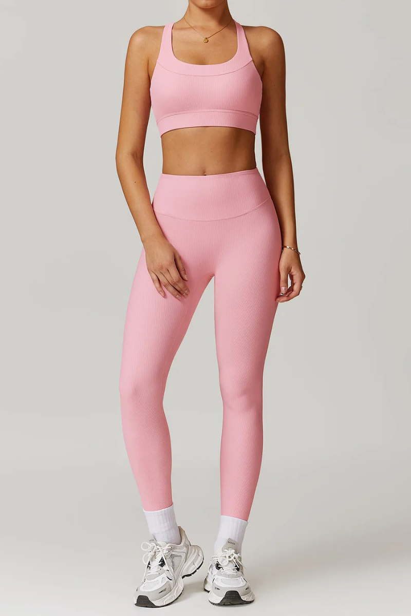 Ensemble Yoga Chakra - rose / S