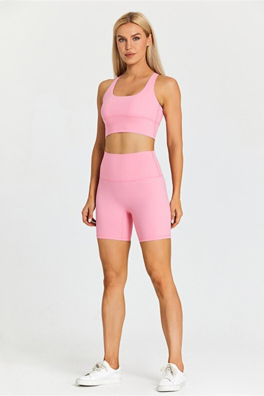 Ensemble Yoga Chaturanga - Rose clair / S