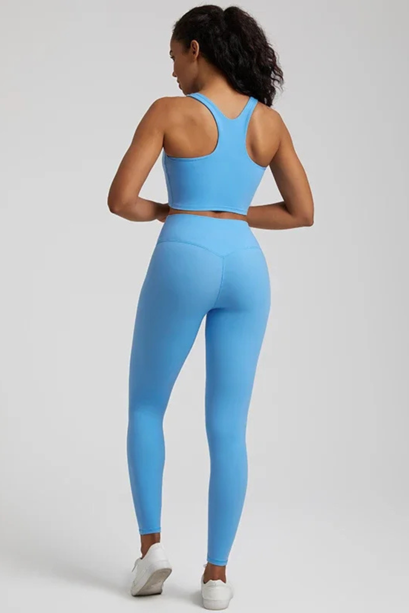 Ensemble Yoga Dos Nageur - bleu clair / XS
