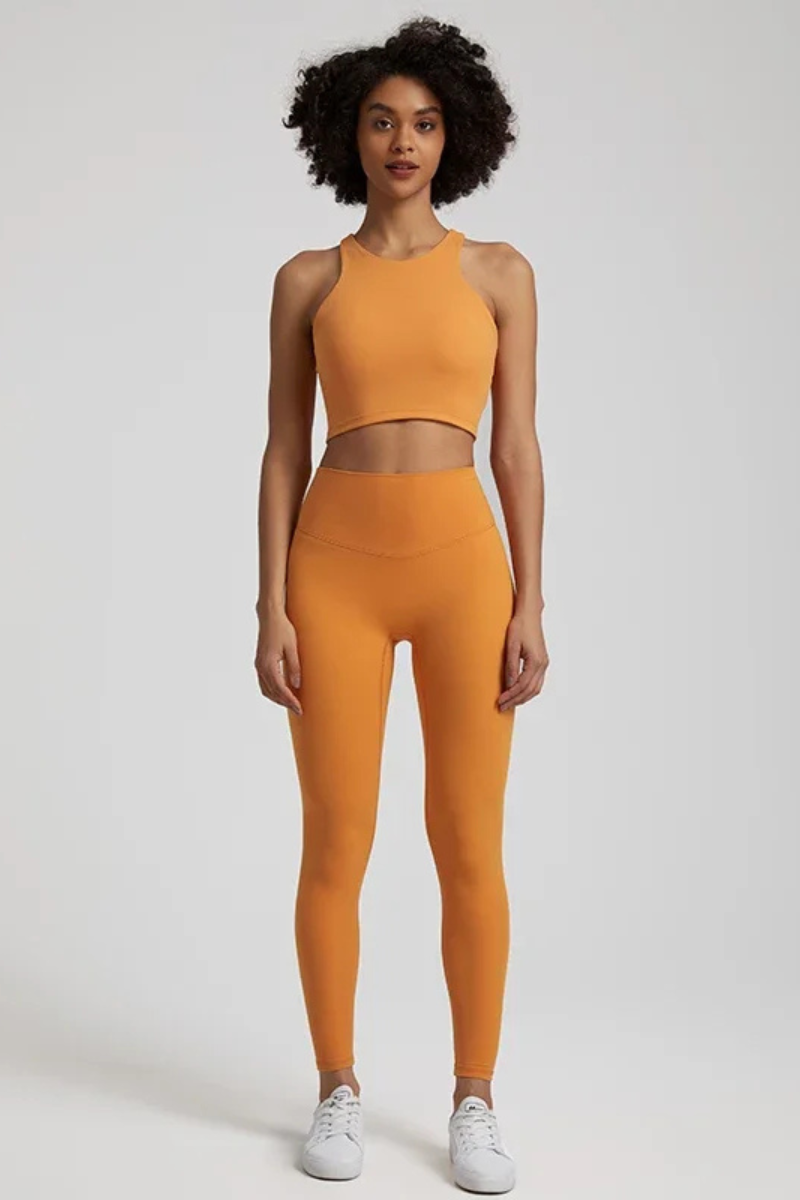 Ensemble Yoga Dos Nageur - orange / XS