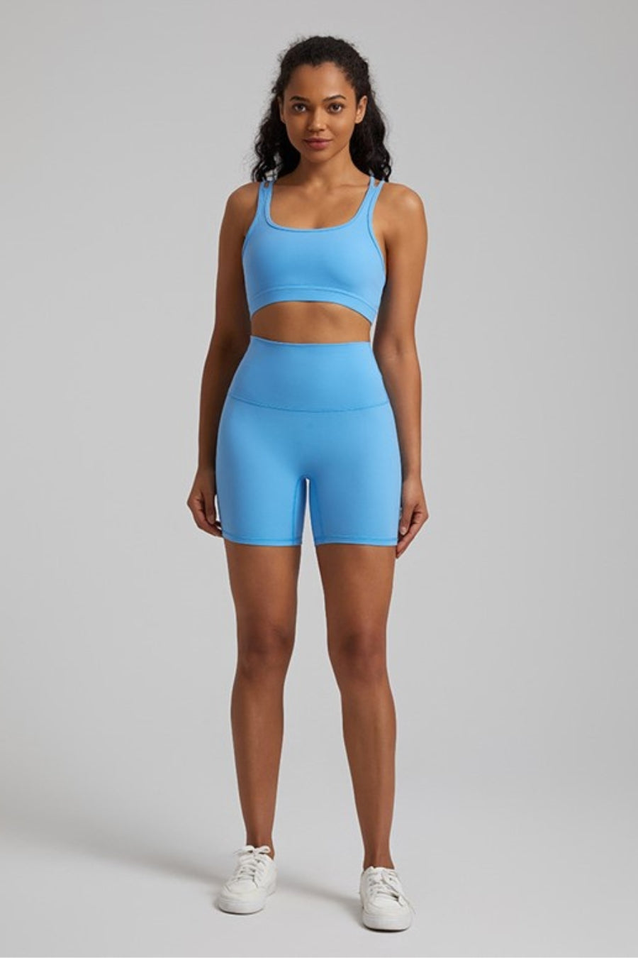 Ensemble Yoga Femme Sat - bleu clair / S