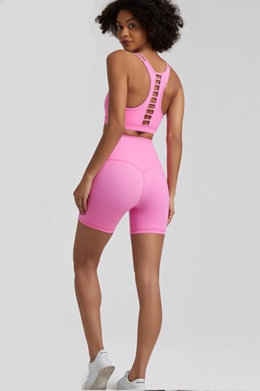 Ensemble Yoga Femme Sat - rose clair / S