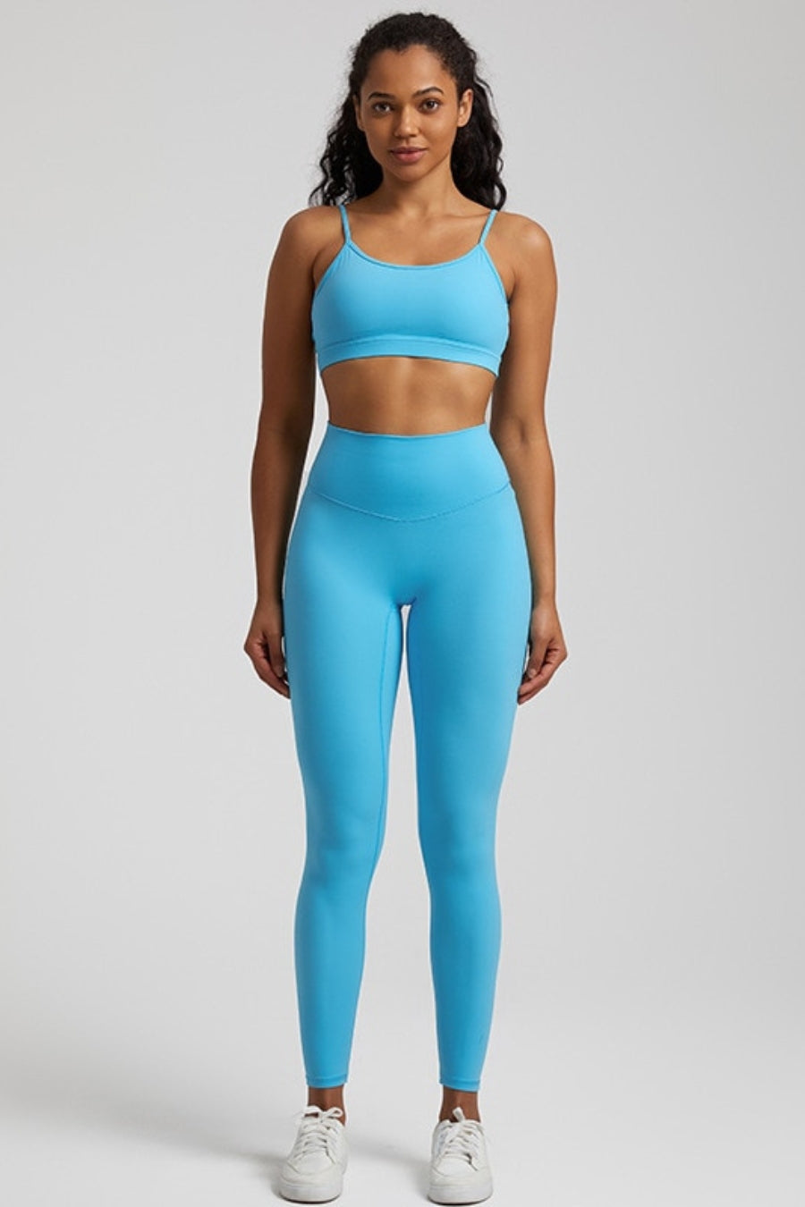 Ensemble Yoga Femme Sexy - bleu clair / S