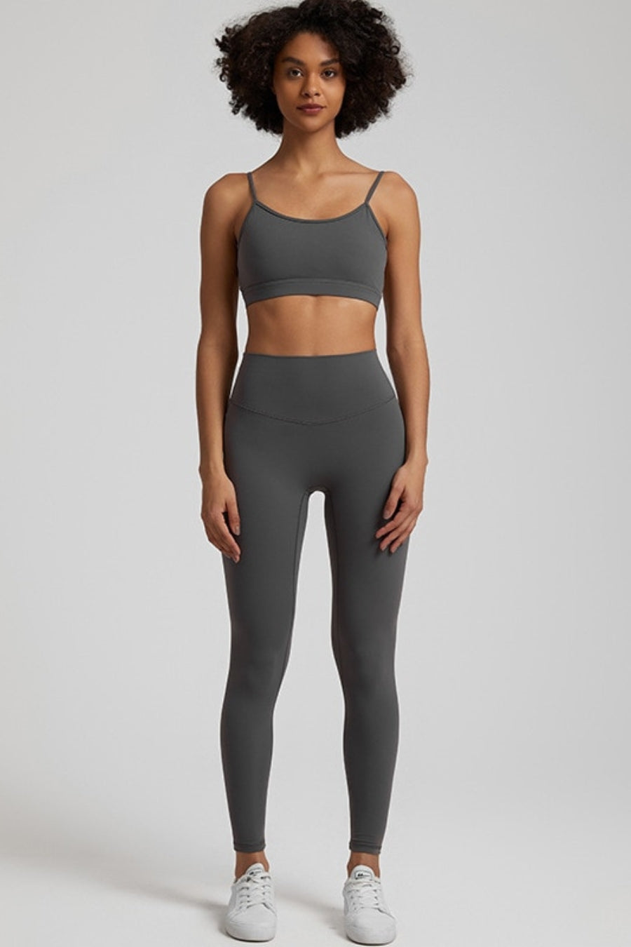 Ensemble Yoga Femme Sexy - gris / S
