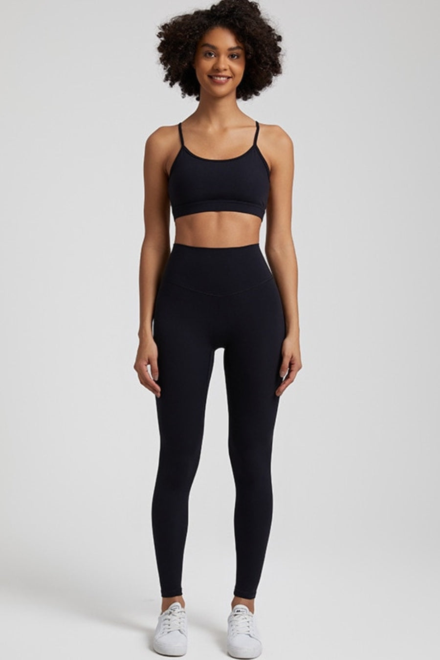 Ensemble Yoga Femme Sexy - noir / S