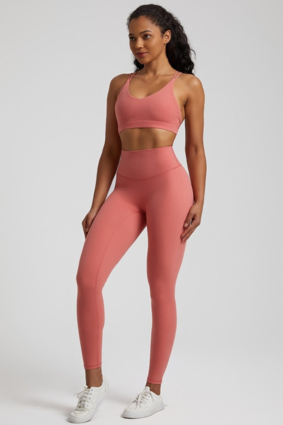 Ensemble Yoga Femme Yantra - rose / S