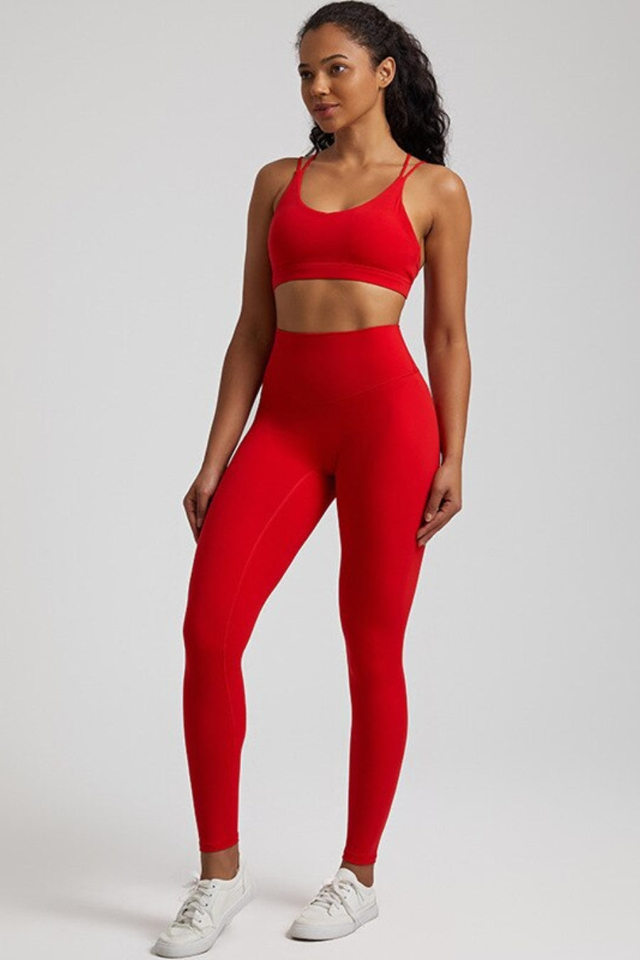 Ensemble Yoga Femme Yantra - rouge / S