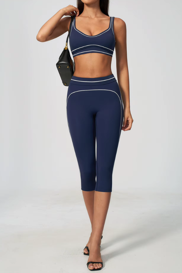 Ensemble Yoga Galbant - bleu marine / S