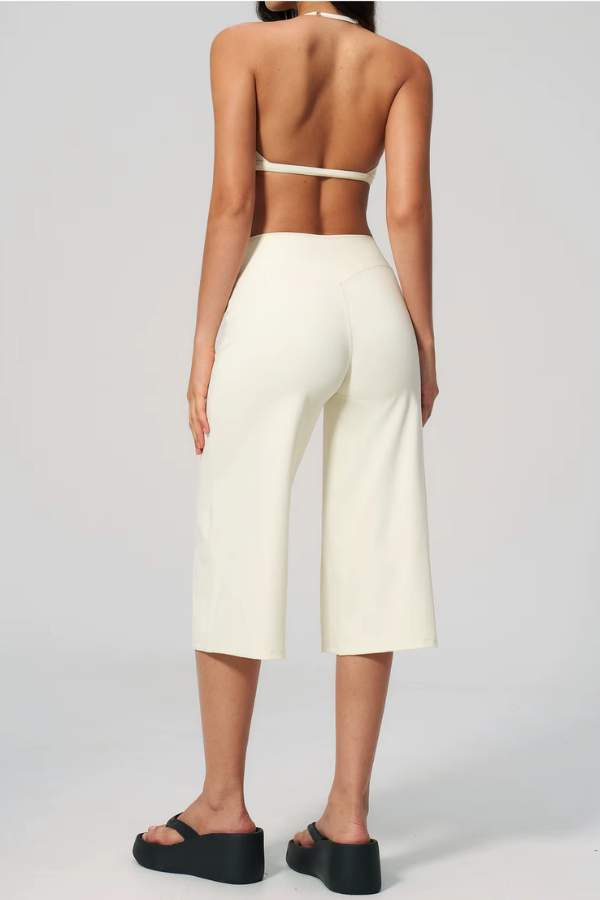 Ensemble Yoga Pantacourt Ample