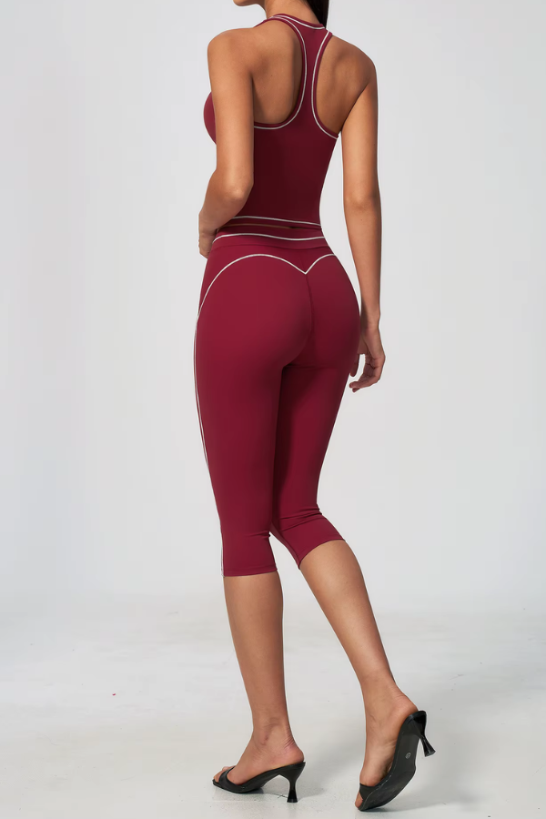 Ensemble Yoga Pantacourt Sculptant