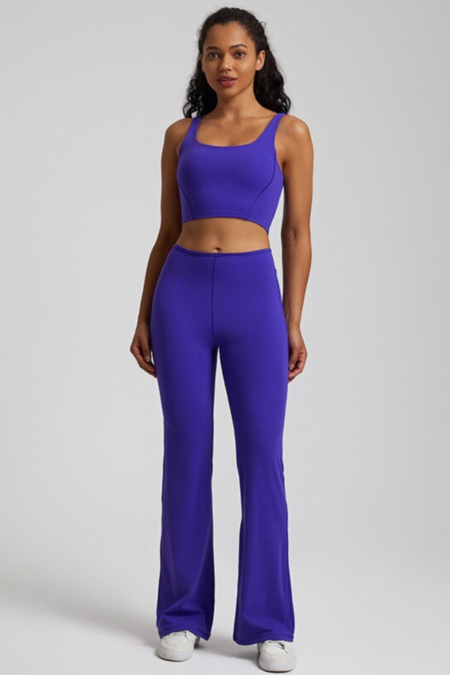 Ensemble Yoga Pantalon & Brassière - bleu / S