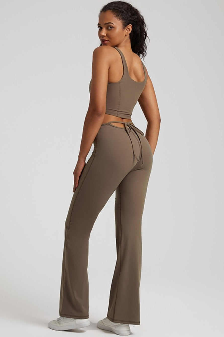 Ensemble Yoga Pantalon & Brassière - gris / S