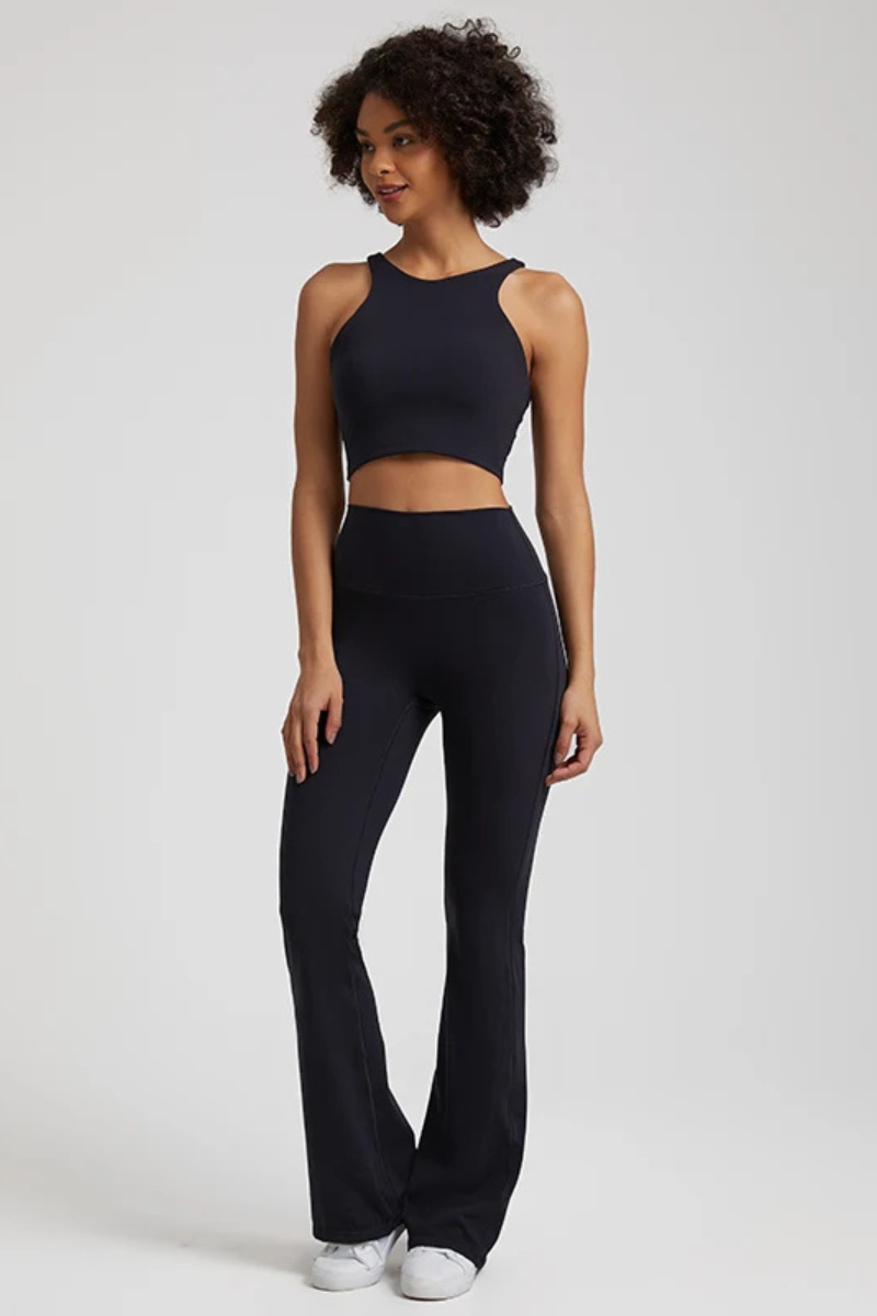 Ensemble Yoga Pantalon Dos Nageur - noir / S