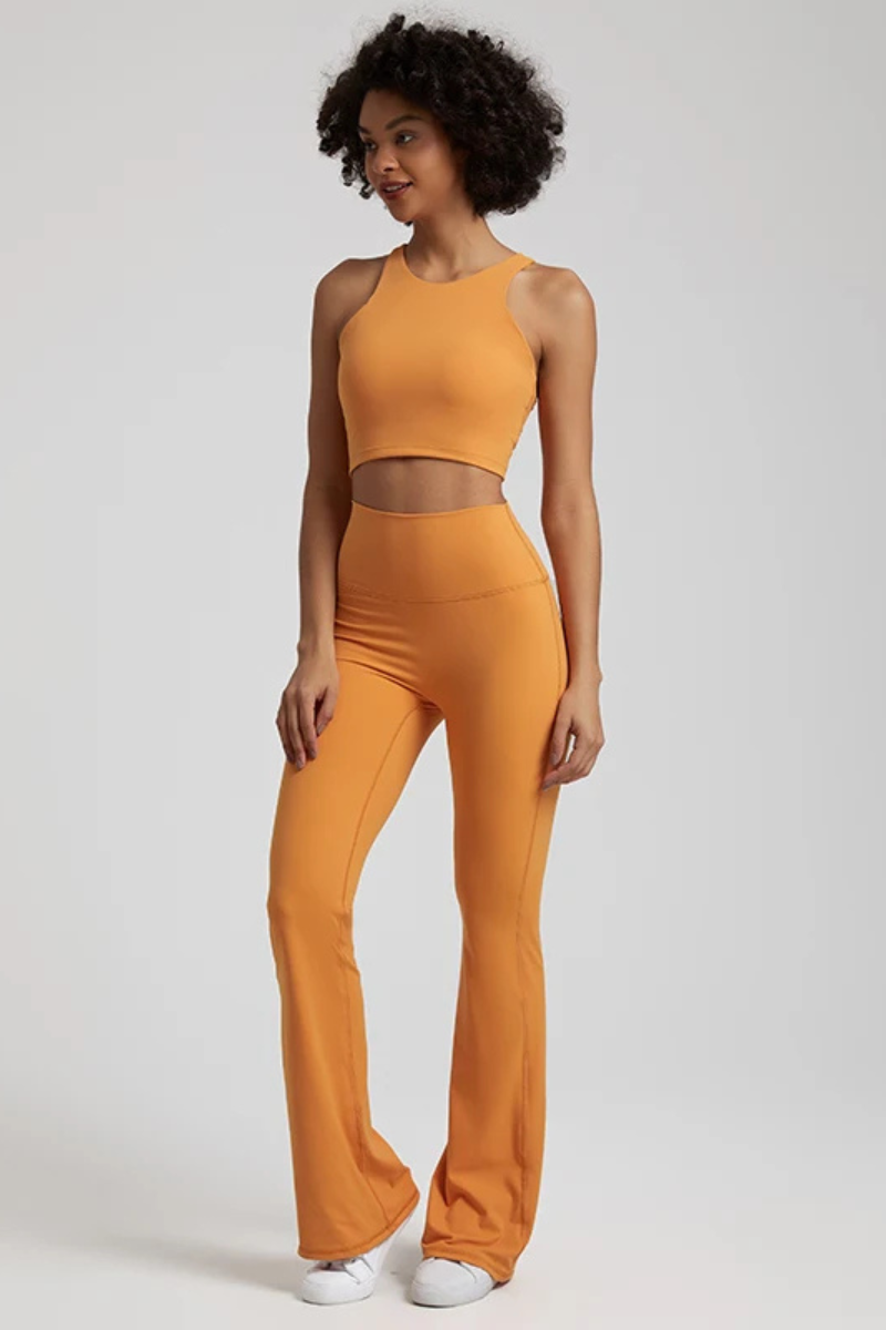 Ensemble Yoga Pantalon Dos Nageur - orange / S