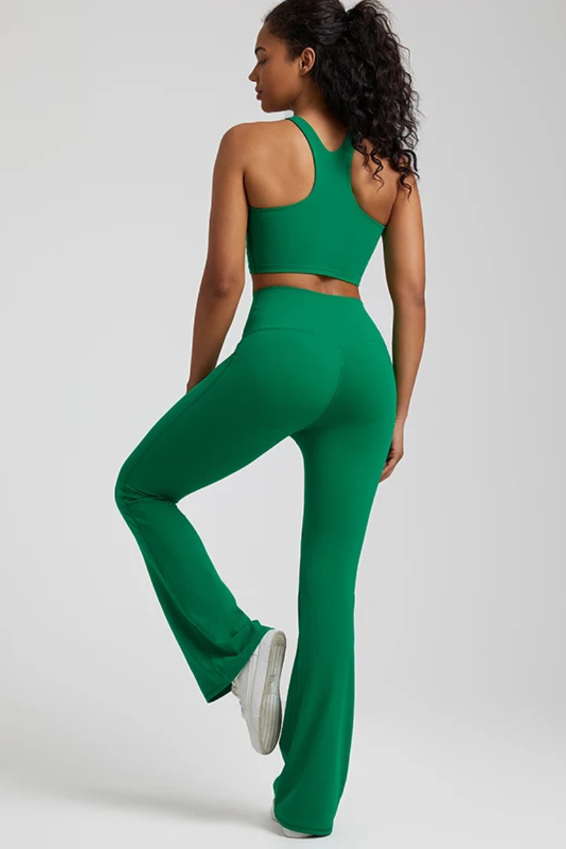 Ensemble Yoga Pantalon Dos Nageur - vert / S
