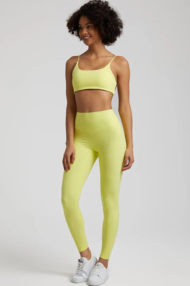 Ensemble Yoga Sensuel - jaune / S