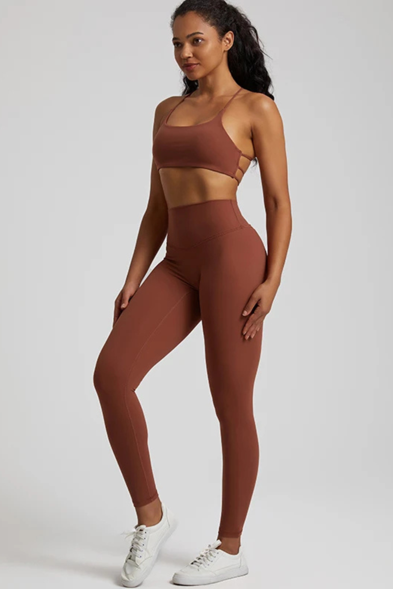Ensemble Yoga Sensuel - marron / S