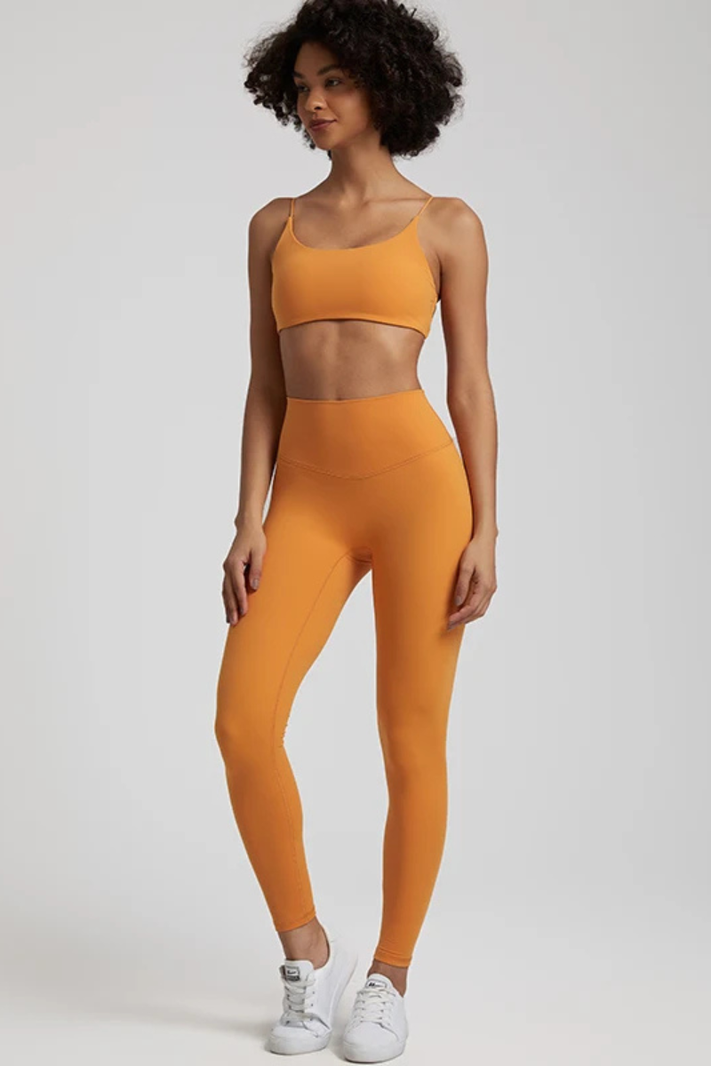 Ensemble Yoga Sensuel - orange / S
