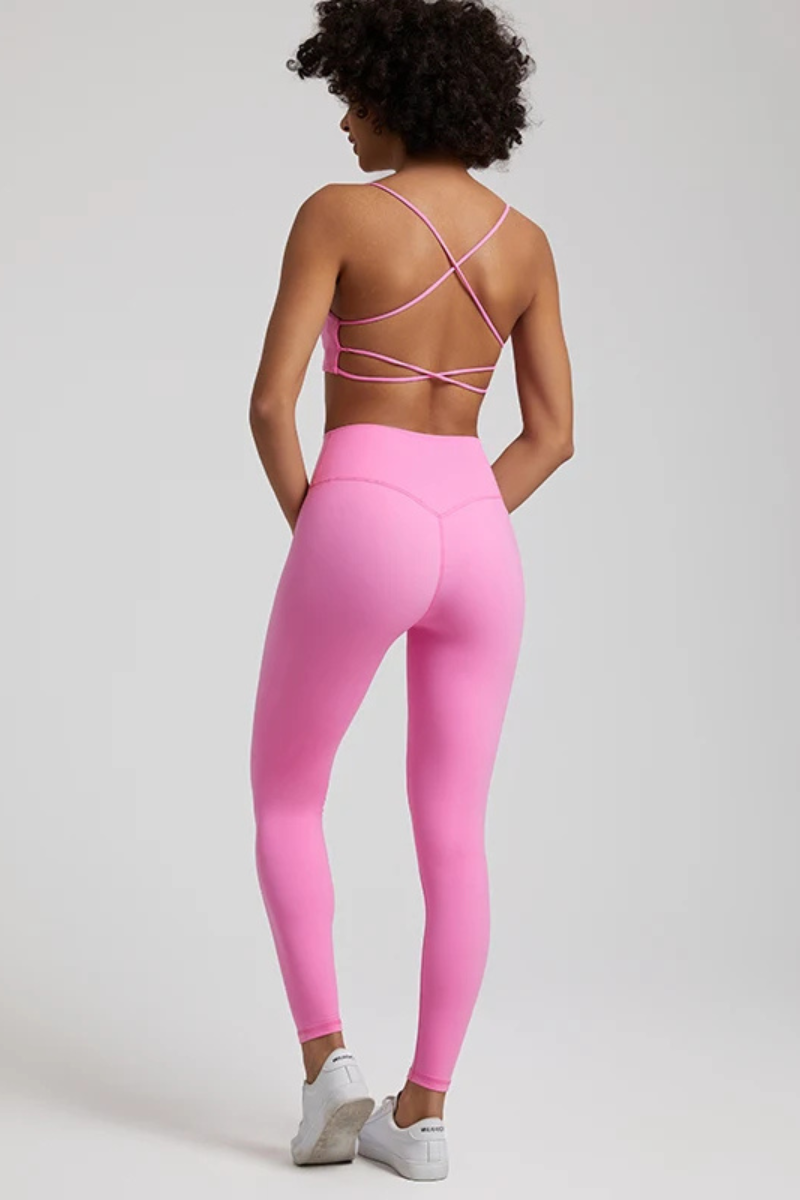 Ensemble Yoga Sensuel - rose clair / S