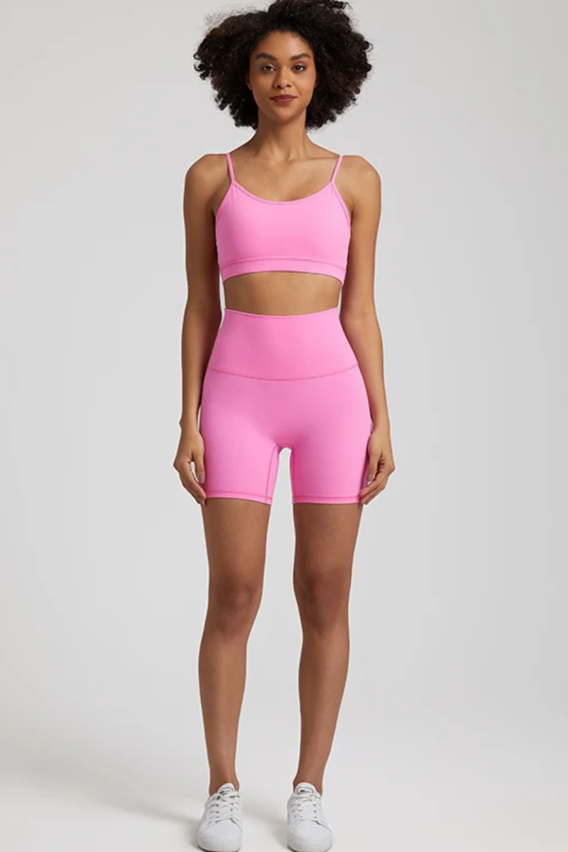 Ensemble Yoga Sexy Court - rose / S