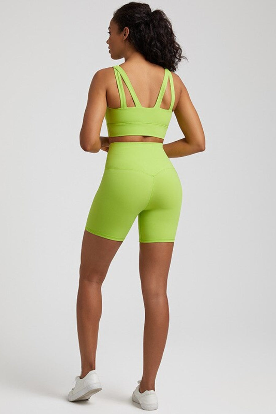 Ensemble Yoga Short & Brassière - vert clair / S