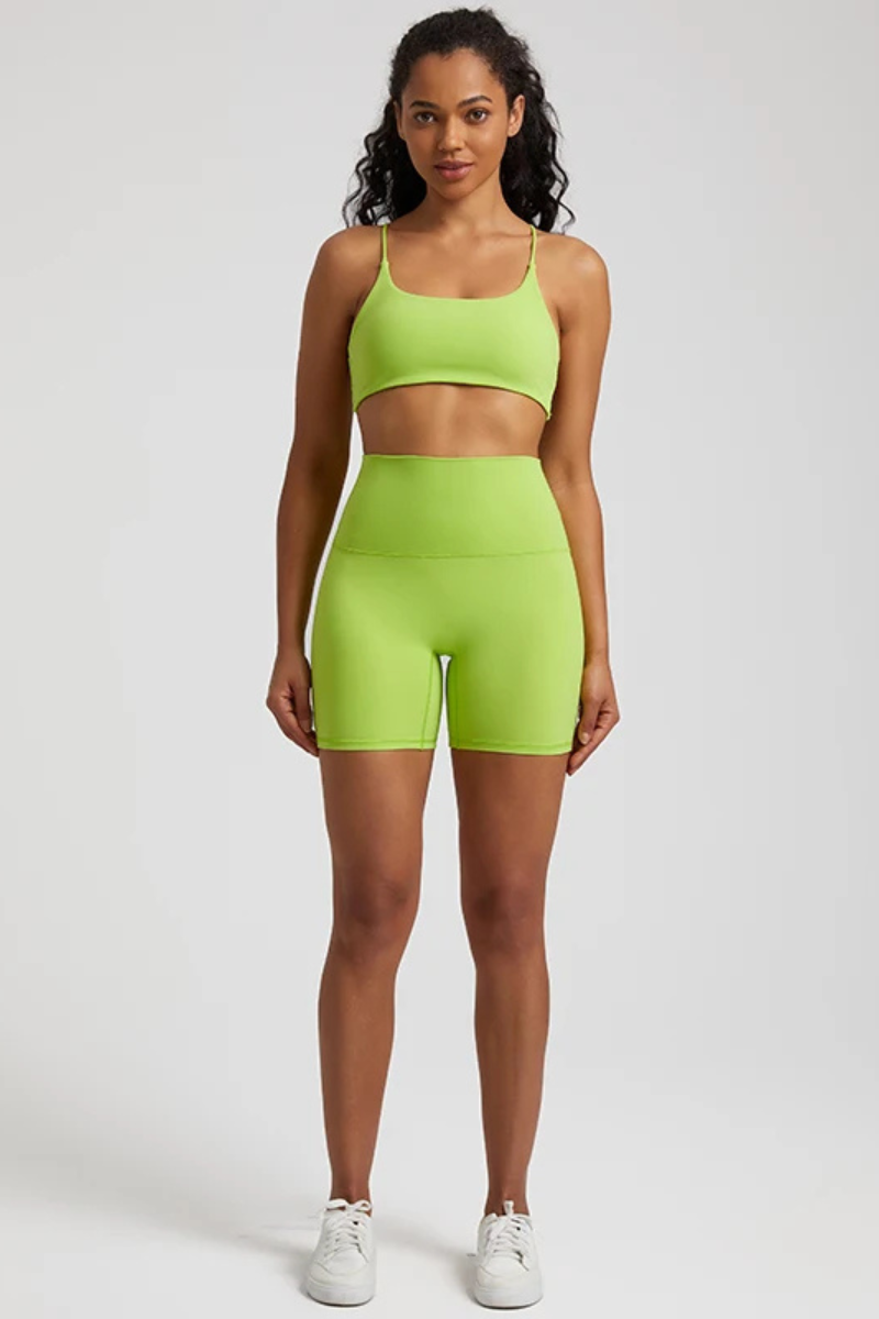 Ensemble Yoga Short Sensuel