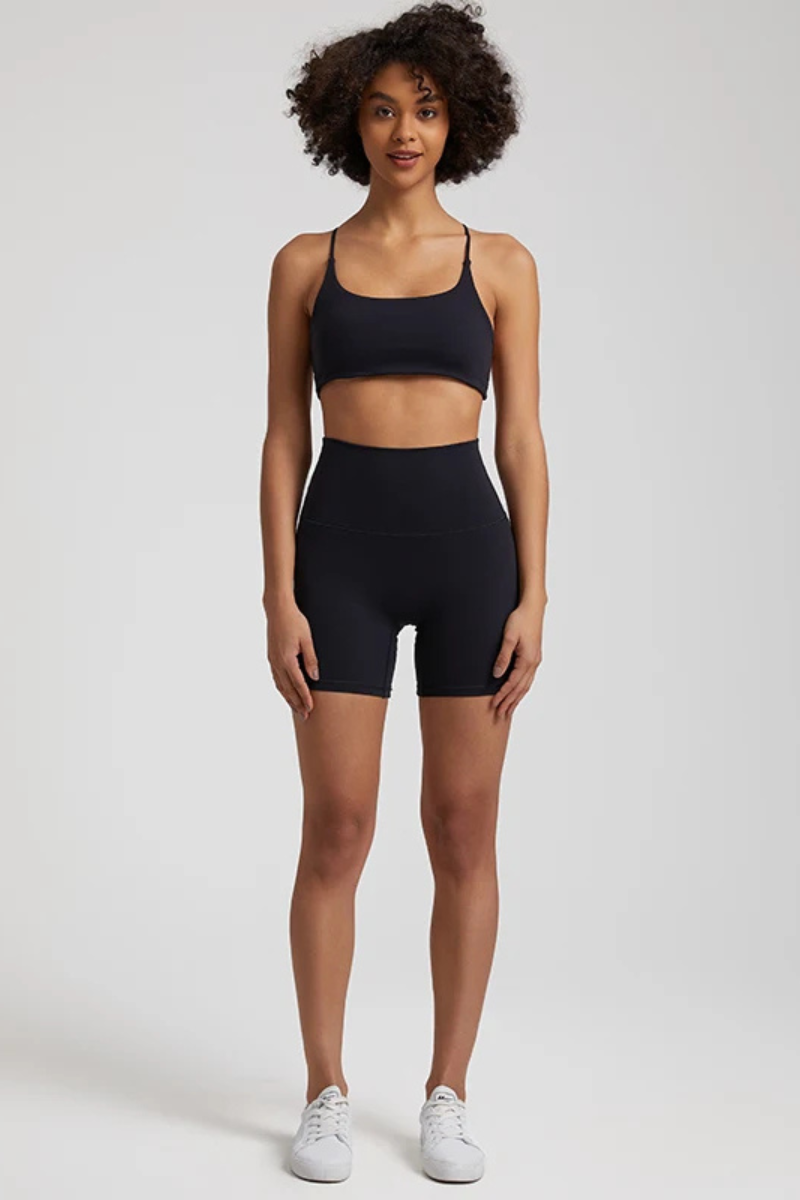 Ensemble Yoga Short Sensuel - noir / S