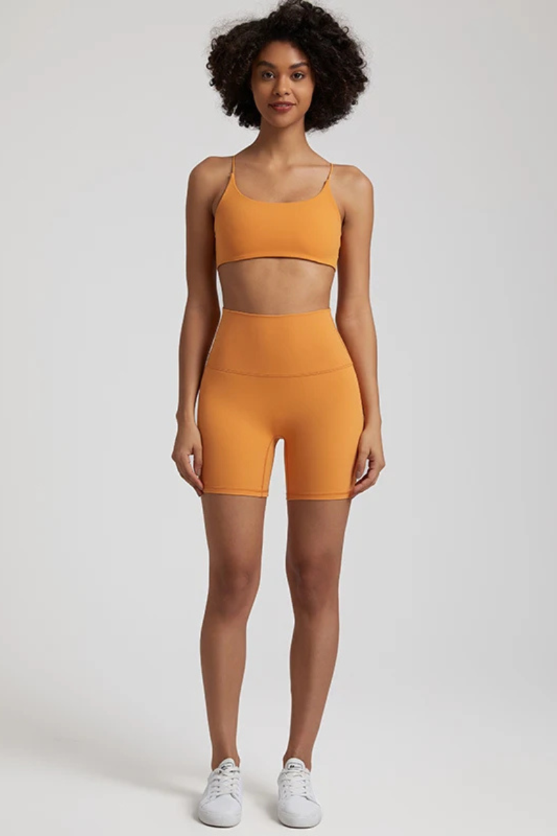 Ensemble Yoga Short Sensuel - orange / S