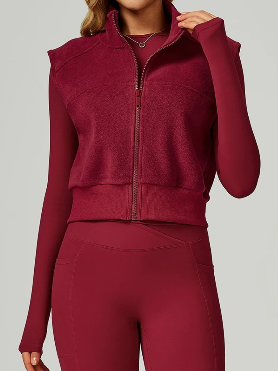 Gilet de Yoga - bordeaux / S