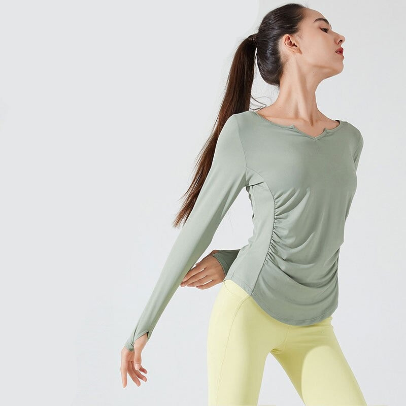 Haut Yoga Femme - Vert / S
