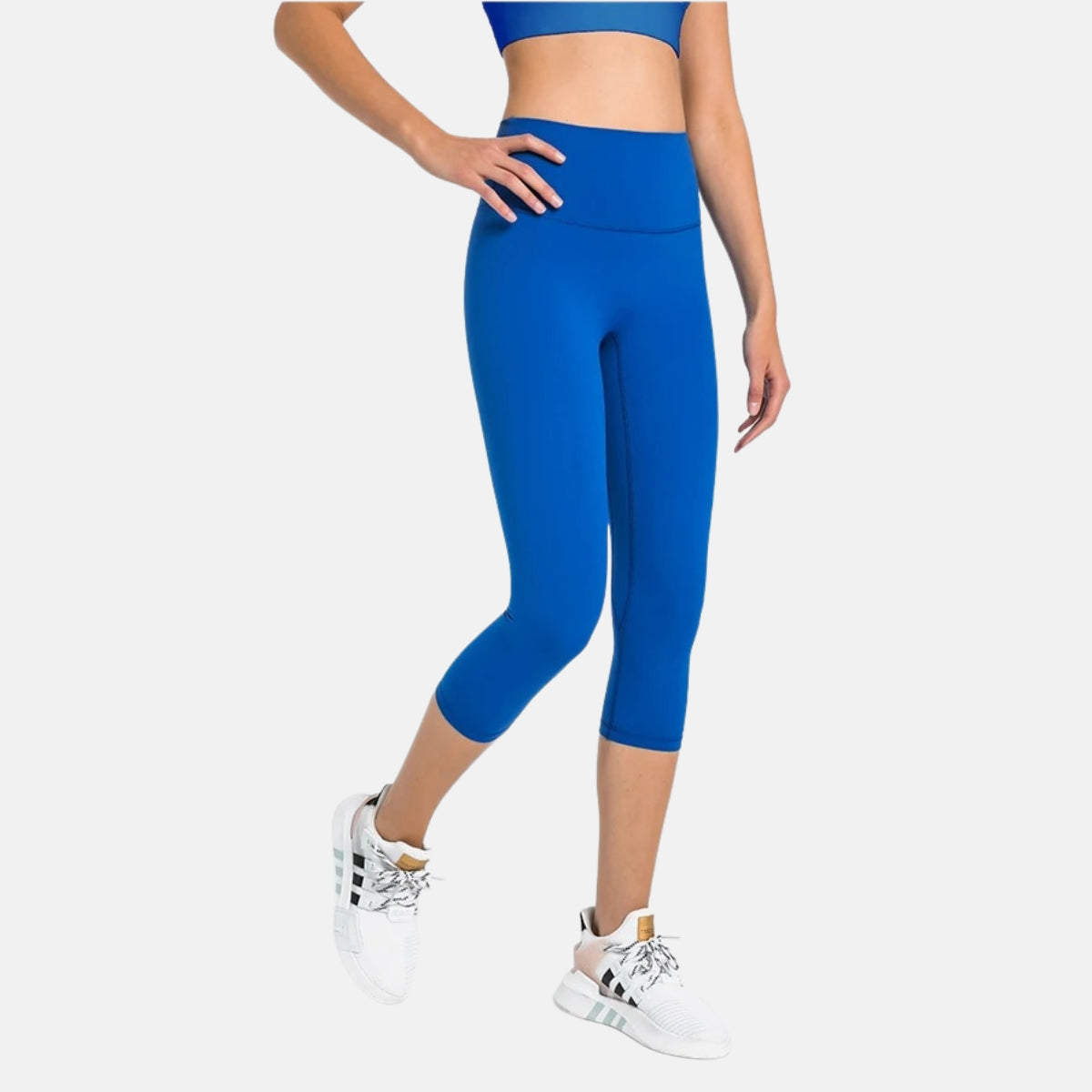 Legging Court Yoga - bleu / XS
