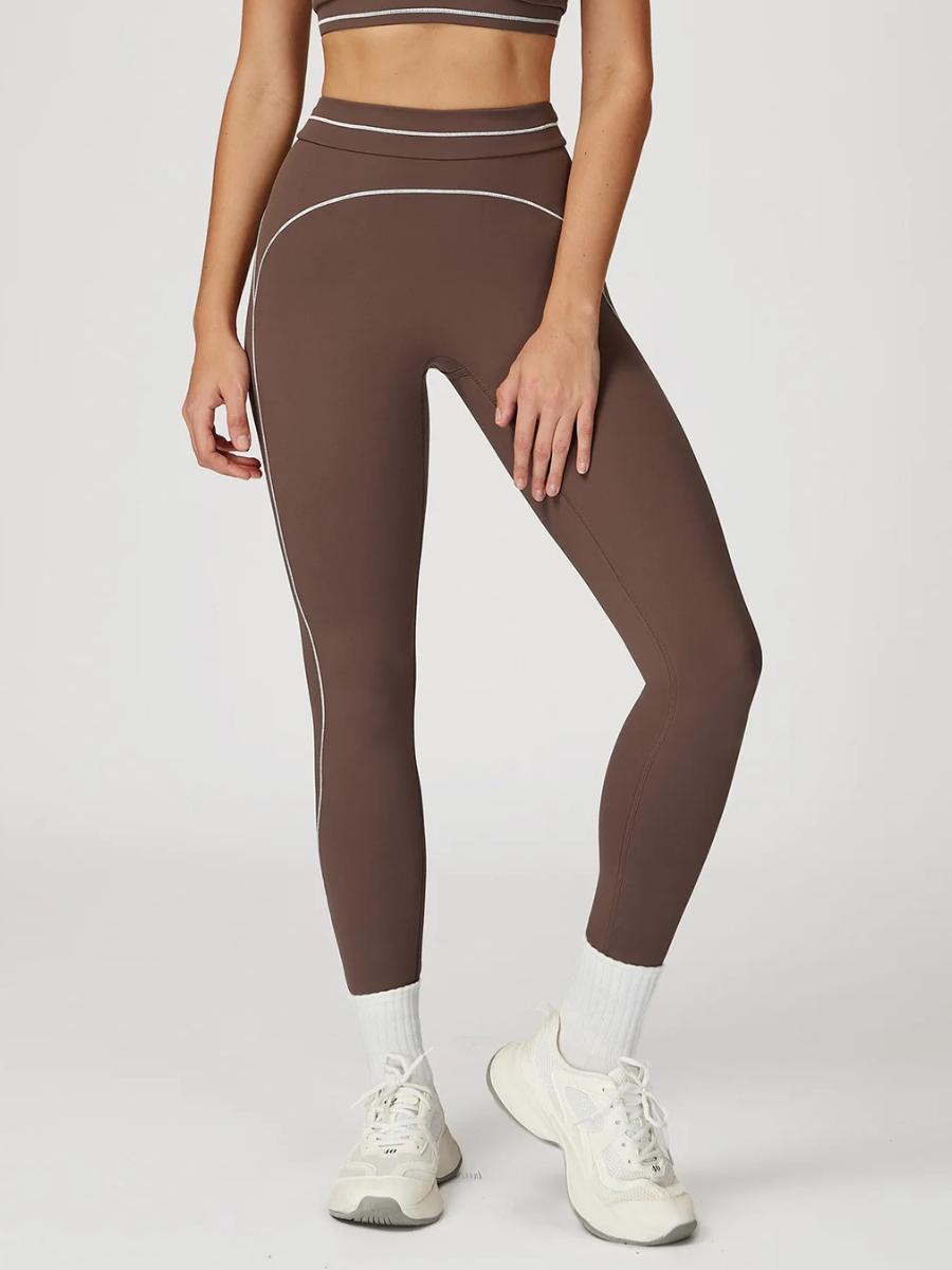 Legging Femme Sport - marron / S