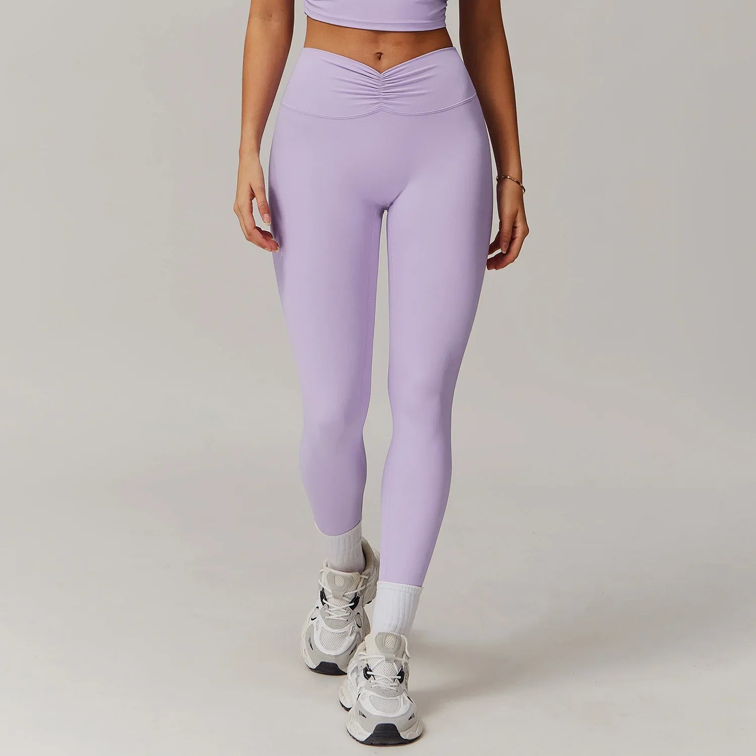 Legging Pilates Femme - violet clair / S