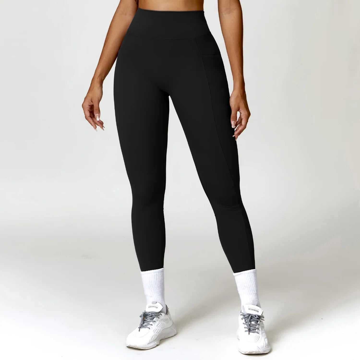 Legging Pilates Taille Haute - noir / S