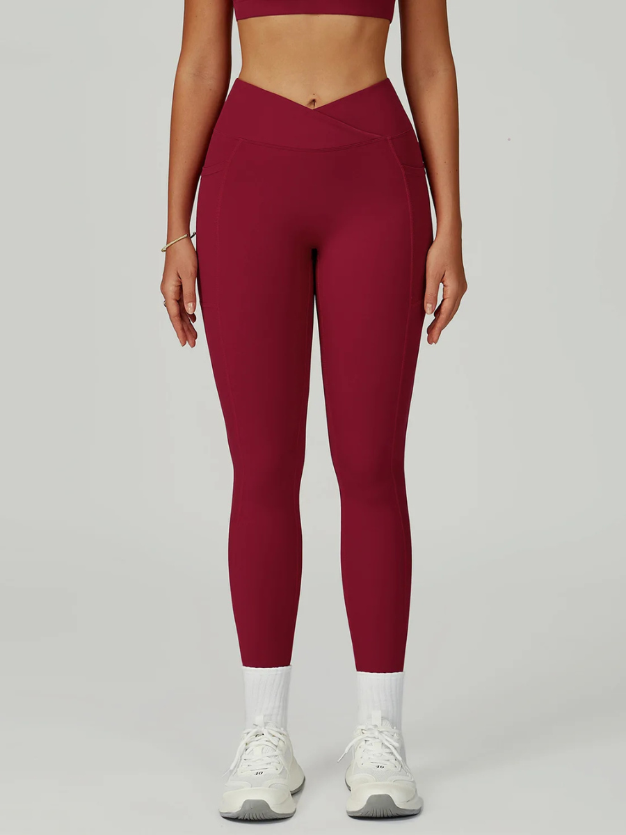 Legging Sculptant Sport - bordeaux / S
