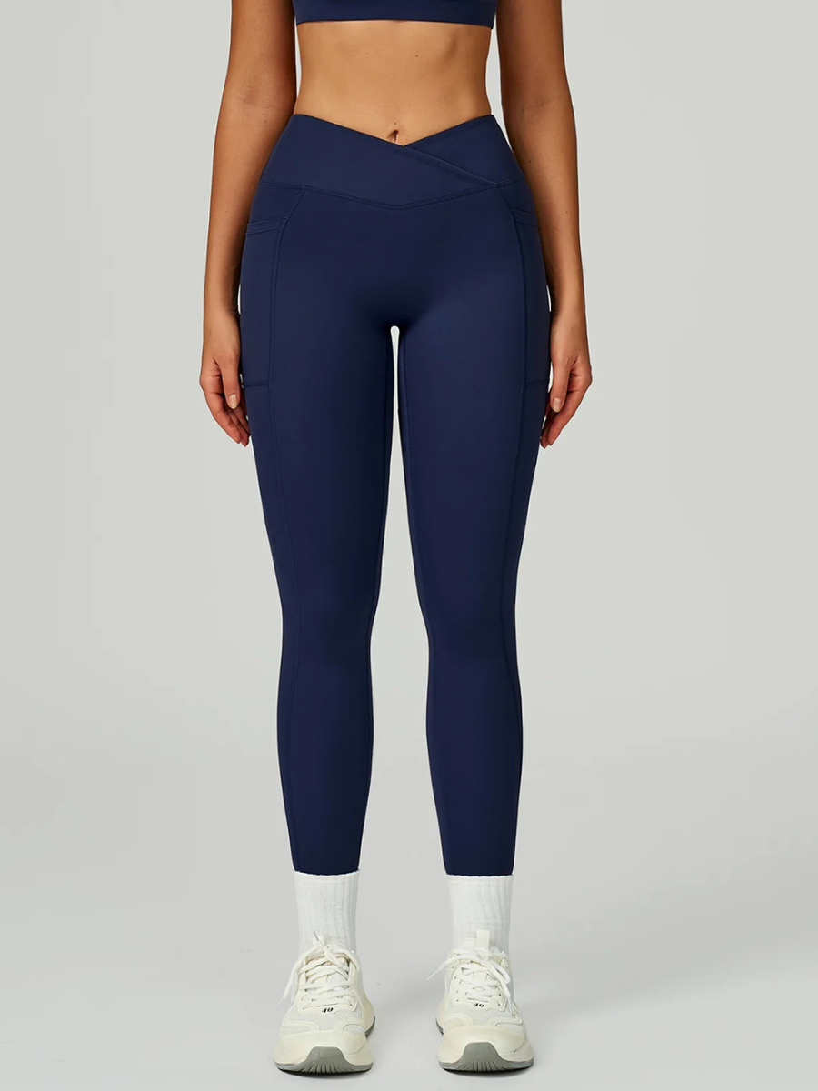 Legging Sport avec Poche - bleu marine / S