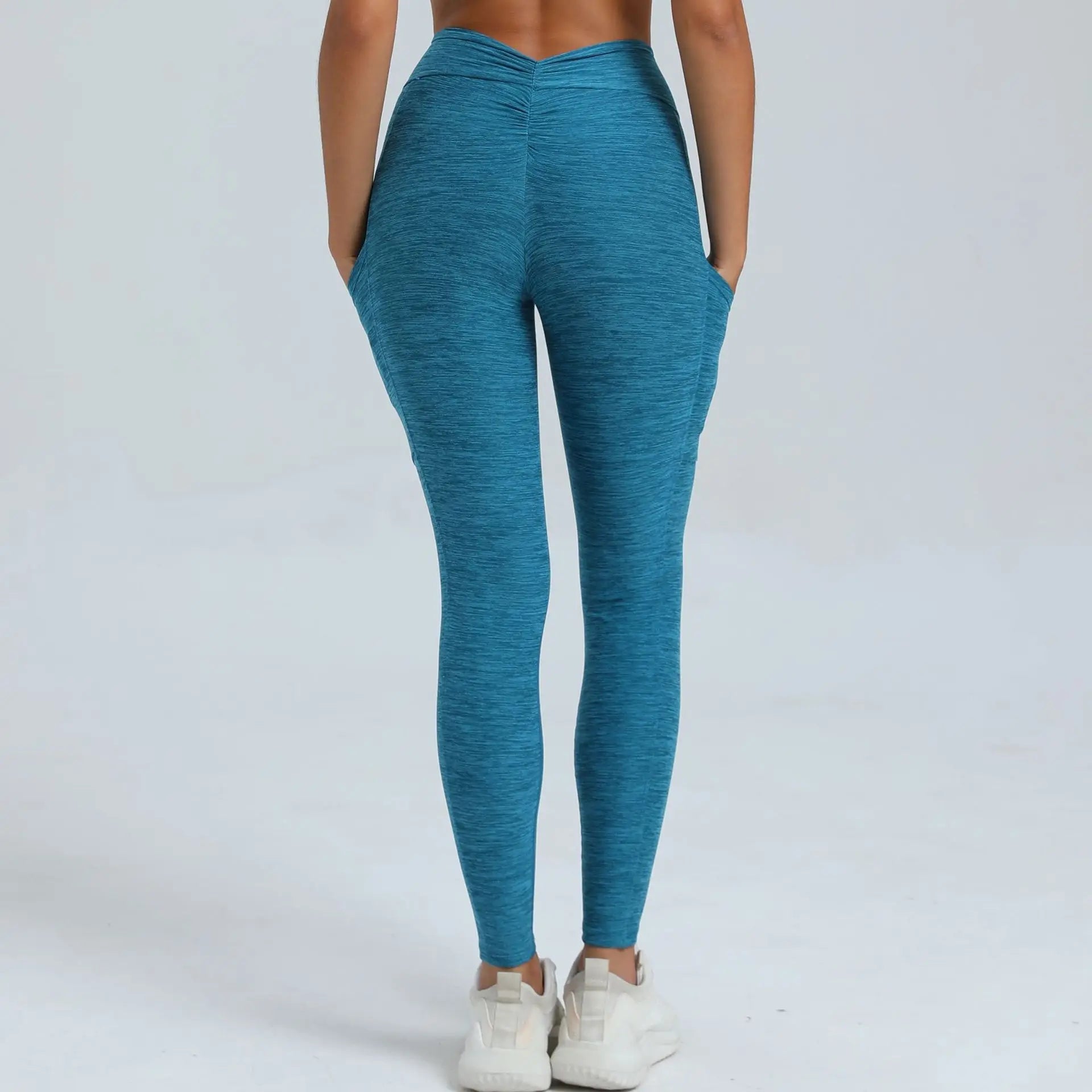 Legging Sport Femme Gainant - bleu / S