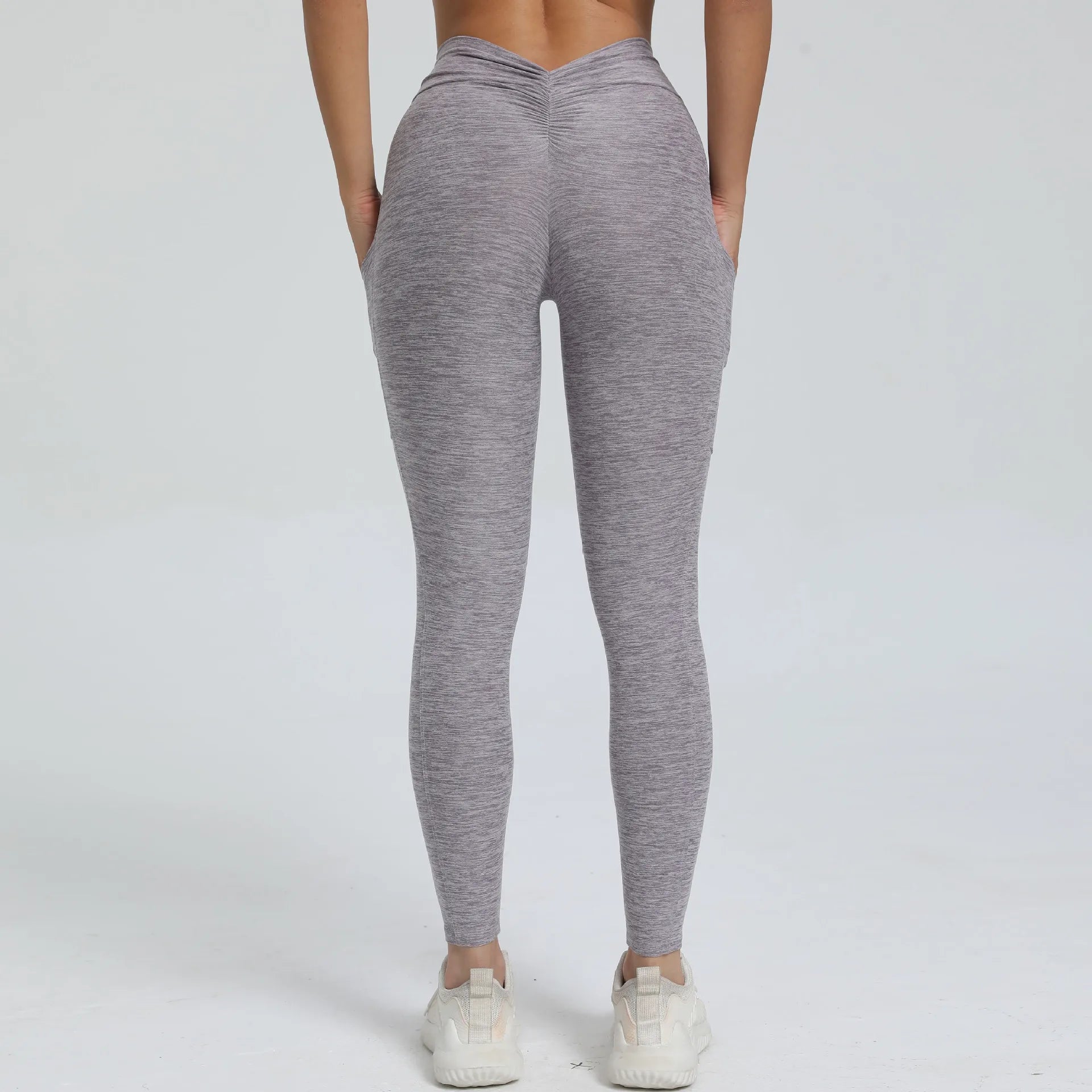 Legging Sport Femme Gainant - gris / S