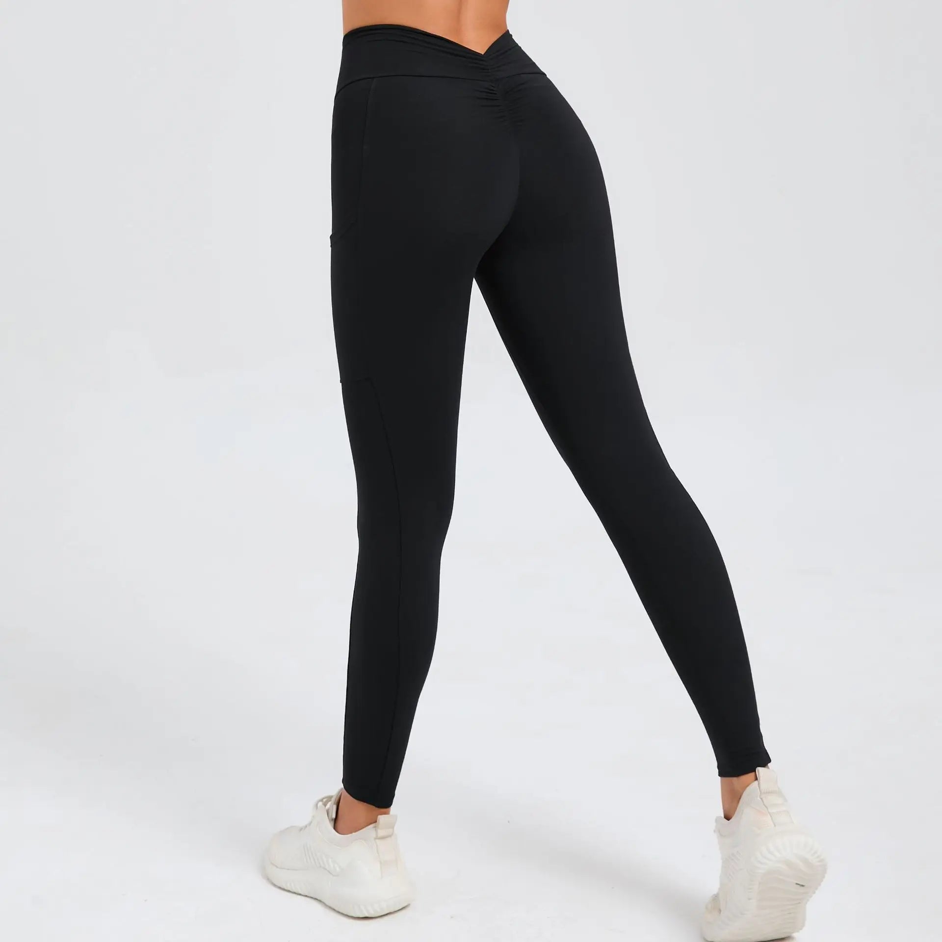 Legging Sport Femme Gainant - noir / S