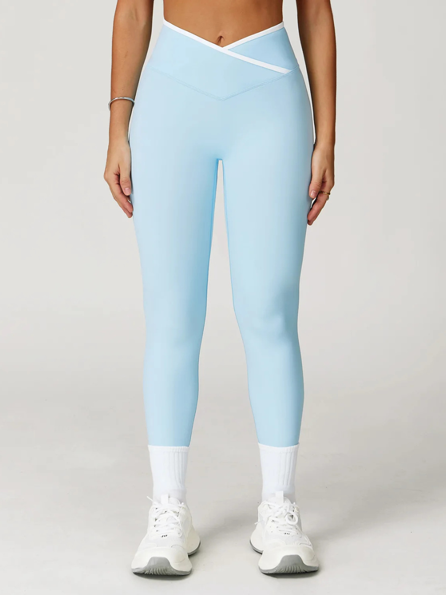 Legging Sport Taille Haute - bleu clair / S
